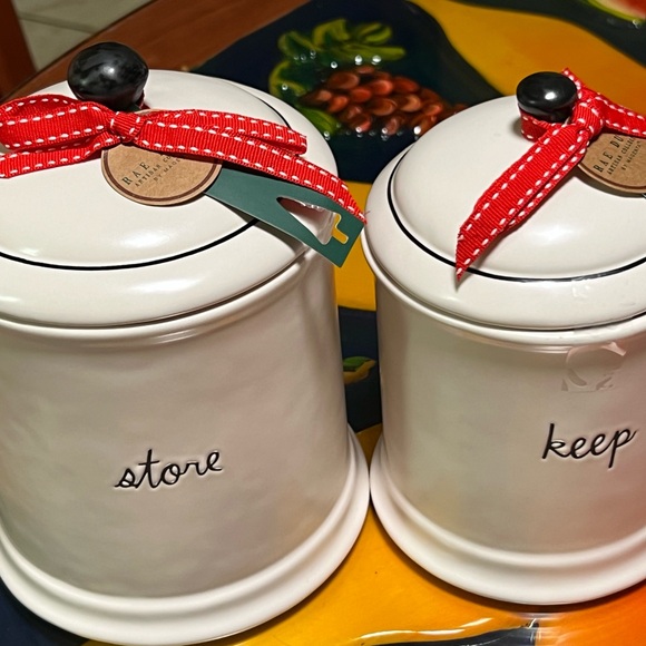 Set of two new Rae Dunn canisters - Picture 4 of 8